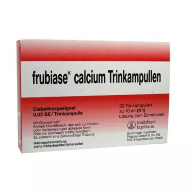 FRUBIASE CALCIUM T Ampulky na pití, 20 ks