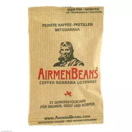 AIRMENBEANS nejjemnější kávové pastilky s guaranou, 21 kusů
