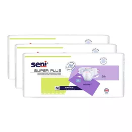 SUPER SENI Plus inkontinenční kalhotky noční f.E.Gr.2 M, 3X30 ks