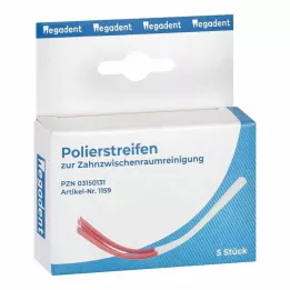 POLIERSTREIFEN pro čištění mezizubních prostor, 5 ks