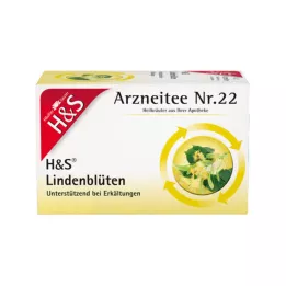 H&amp;S filtrační sáčky na čaj z lipového květu, 20X1,8g