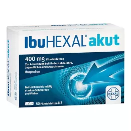 IBUHEXAL akut 400 potahovaných tablet, 50 ks