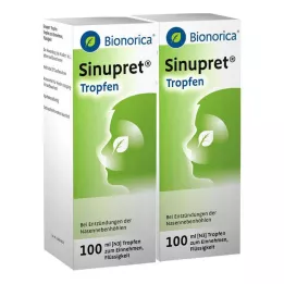SINUPRET Kapky, 2X100 ml