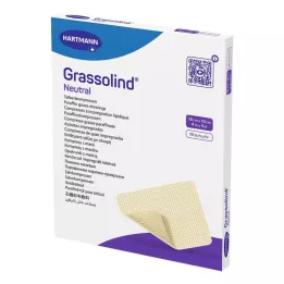 GRASSOLIND masti komprimuje 10x10 cm sterilní, 10 ks