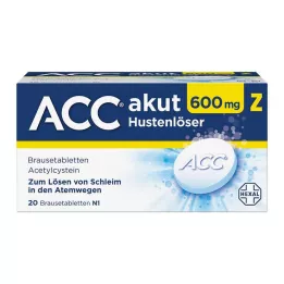 ACC akut 600 Z šumivé tablety proti kašli, 20 ks
