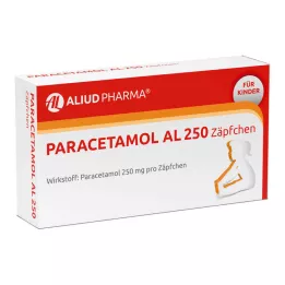 PARACETAMOL AL 250 kojeneckých čípků, 10 ks