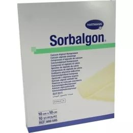 SORBALGON komprimuje 10x10 cm, 10 ks