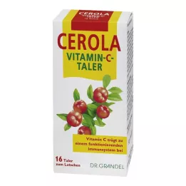 CEROLA Vitamin C Taler Grandel, 16 ks