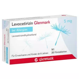Levocetirin Glenmark 5 mg, 20 ks