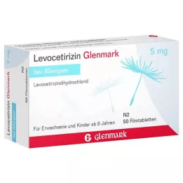 Levocetirin Glenmark 5 mg, 50 ks