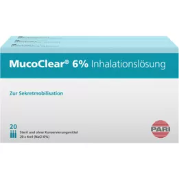 MUCOCLEAR 6% inhalační roztok NaCl, 60x4 ml