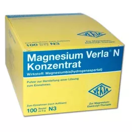 MAGNESIUM VERLA N koncentrát prášek pro perorální podání, 100 ks