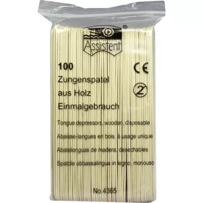 Dřevěná ústa špachtle, 100 ks
