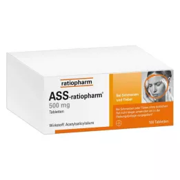 ASS-ratiopharm 500 mg tablety, 100 ks