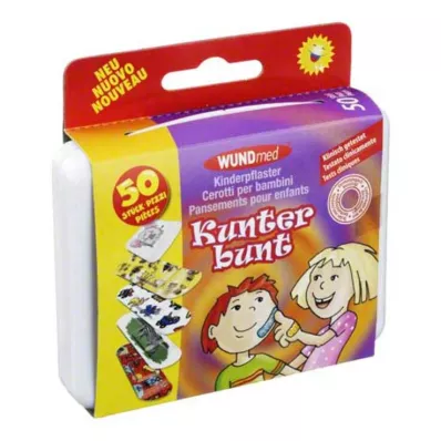 KINDERPFLASTER Barevné, 50 kusů