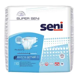 SUPER SENI Inkontinenční kalhotky vel. XS, 10 kusů