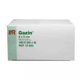 GAZIN Gáza komp.5x5 cm sterilní 8vrstvá, 50X2 ks