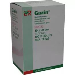 GAZIN Gáza komp.10x20 cm sterilní 8vrstvá, 50X2 ks