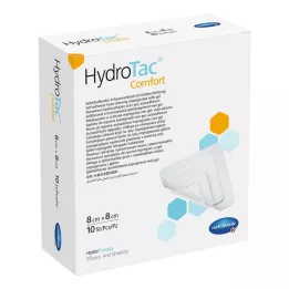 HYDROTAC Asociace komfortní pěny 8x8 cm sterilní, 10 ks
