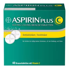 ASPIRIN plus C šumivé tablety, 40 ks