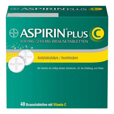 ASPIRIN plus C šumivé tablety, 40 ks
