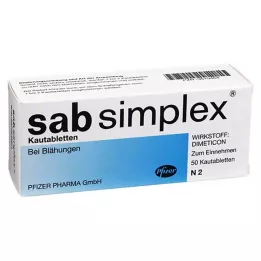 Sab simplex Žvýkací, 50 ks