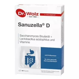 SANUZELLA D Celulózové kapsle, 60 ks