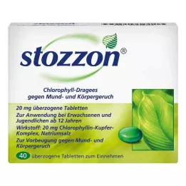STOZZON Tablety potahované chlorofylem, 40 ks