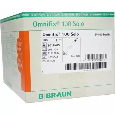 OMNIFIX inzulinypr.1 ml F.u100, 100 ks
