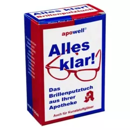 BRILLENPUTZTÜCHER Alles Klar, 10 St