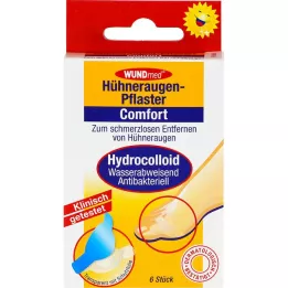 HÜHNERAUGENPFLASTER Komfortní hydrokoloid, 6 ks