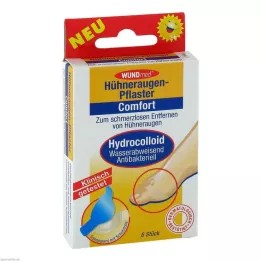 HÜHNERAUGENPFLASTER Comfort hydrokoloid, 6 ks