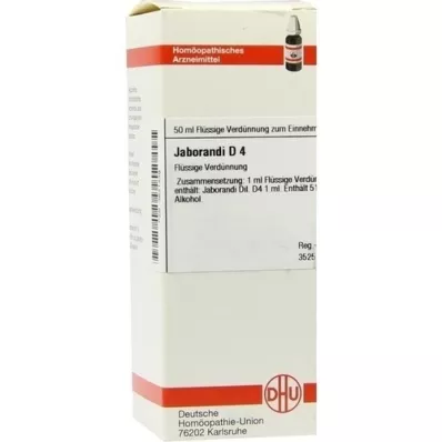JABORANDI D 4 Ředění, 50 ml