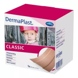DERMAPLAST CLASSIC Sádra na rány 8 cmx5 m, 1 ks