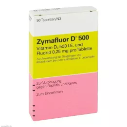 ZYMAFLUOR D 500 tablet, 90 ks