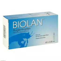 BIOLAN Oční kapky jednodávkové pipety, 60X0,35 ml