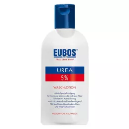 Eubos Suchá kůže močovina 5% mytí krém, 200 ml