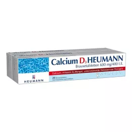 CALCIUM D3 Heumann šumivé tablety 600 mg/400 I.E., 40 ks