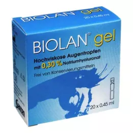 BIOLAN Gelové oční kapky, 20X0,45 ml