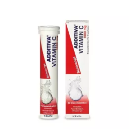 ADDITIVA Šumivé tablety s vitamínem C Blood Orange, 20 ks