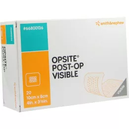 OPSITE Sloupek-OP Viditelný obvaz 8x10 cm, 20 ks