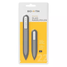 BIO-H-TIN Sada skleněných pilníků na nehty, 1 kus