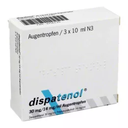 DISPATENOL Oční kapky, 3X10 ml