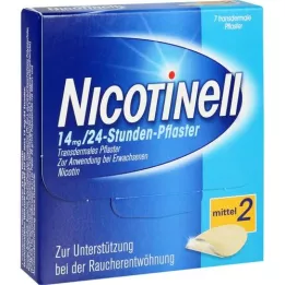 NICOTINELL 14 mg/24hodinová omítka 35 mg, 7 ks