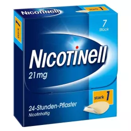 NICOTINELL 21 mg/24hodinová náplast 52,5 mg, 7 ks