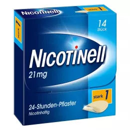 NICOTINELL 21 mg/24hodinová náplast 52,5 mg, 14 ks