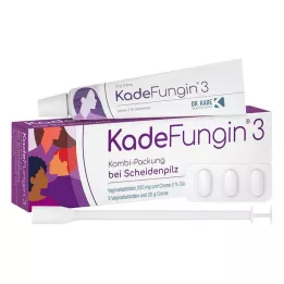 KADEFUNGIN 3 kombi balení 20 g krém + 3 vaginální tablety, 1 kus