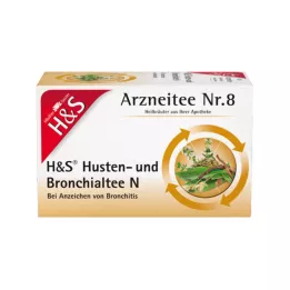 H&S Kašel a průduškový čaj N filtrační sáčky, 20X2,0 g