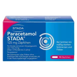 PARACETAMOL STADA 125 mg čípky, 10 ks