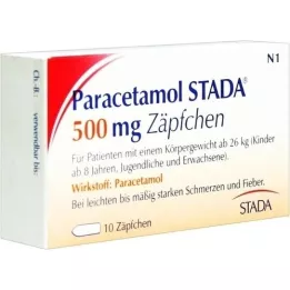 PARACETAMOL STADA 500 mg Supsusitories, 10 ks